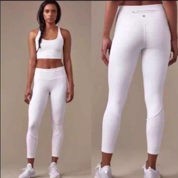 lululemon white tights